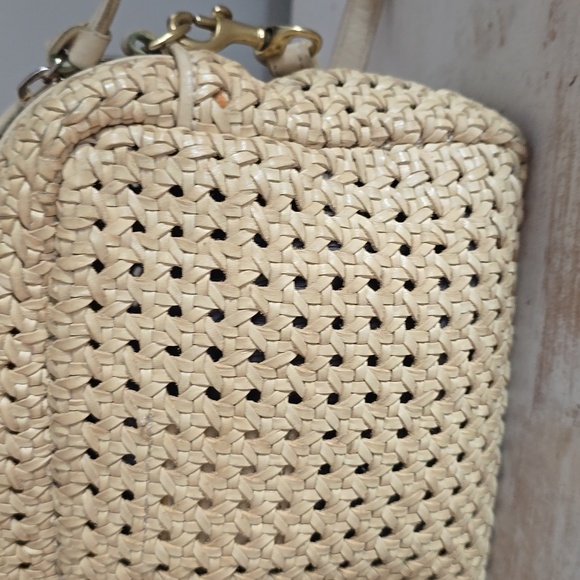 Clare V Midi Sac In Cream Rattan - Picture 8 of 16